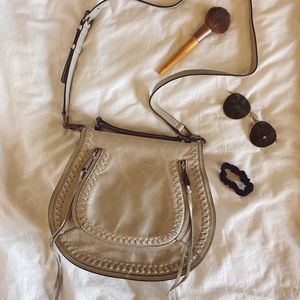 Rebecca Minkoff Vanity Saddle Bag - Puddy Gray